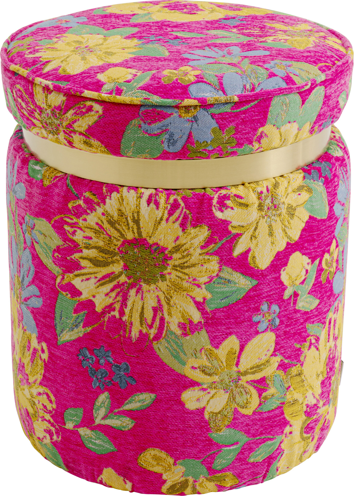 produkt: Pall Flower Fever – Rosa, Ø39 cm.