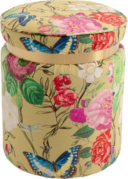 produkt: Pall Flower Fever – Gul, Ø39 cm.