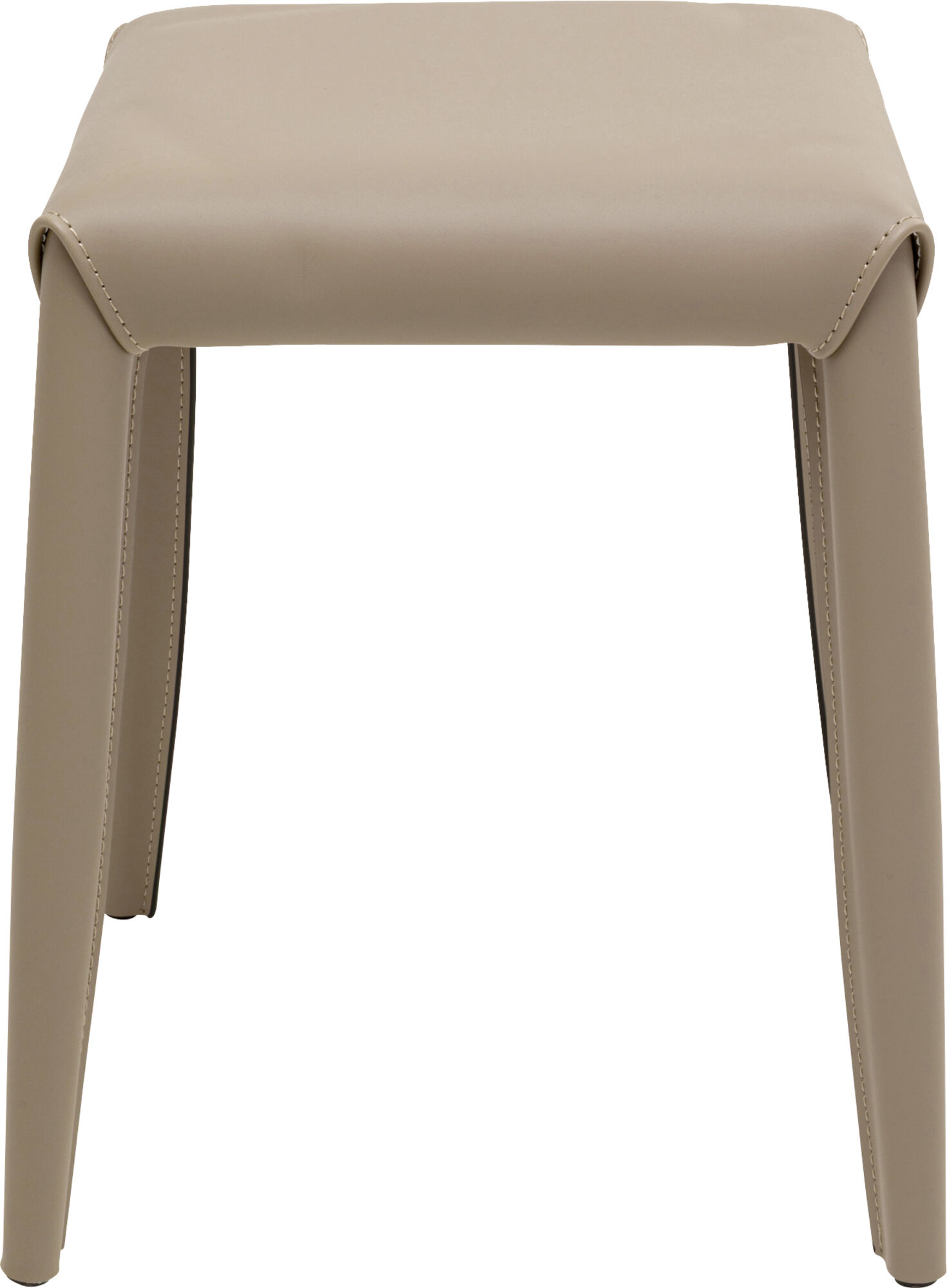 Taboret Monza jasnoszary – obraz-1