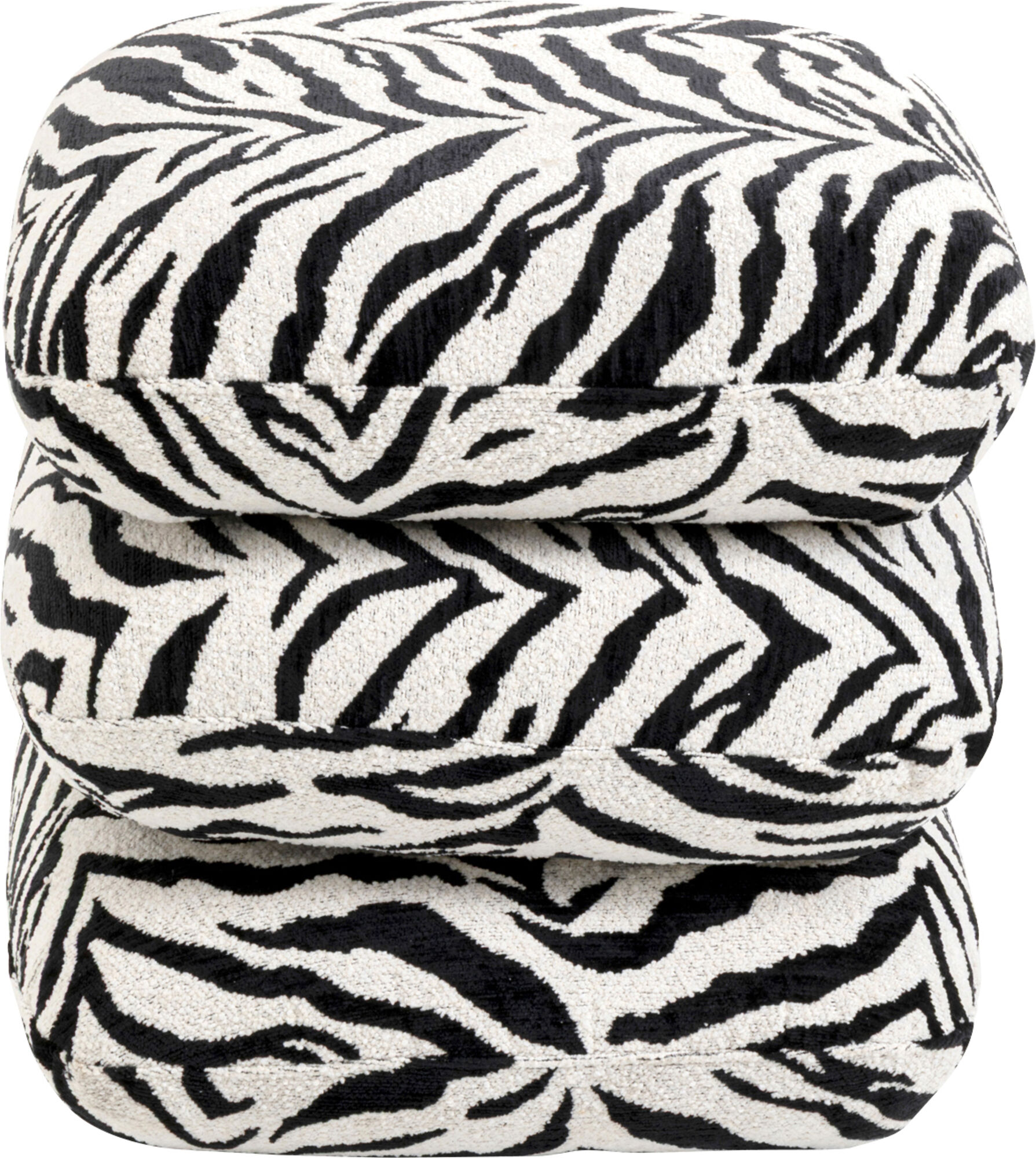 Pufas Pepino Tiger Black 45x45cm – paveikslėlis-1.