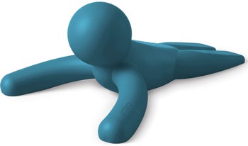 Stoper do drzwi Buddy 15x11 cm niebieski – obraz-1