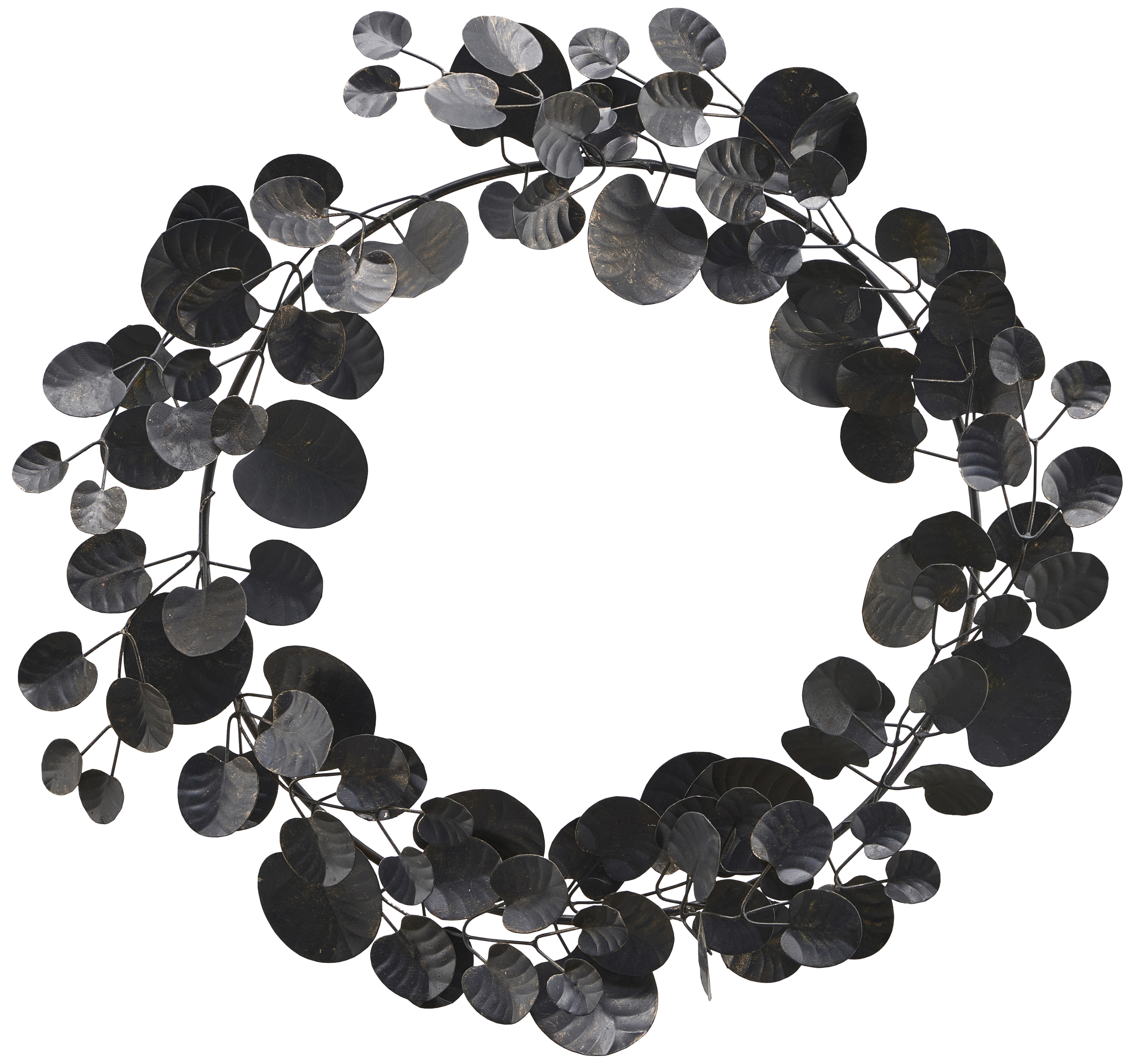 Stroik świąteczny Eucalyptus Ø46 cm czarny z ekspozycji  – grafika-1.