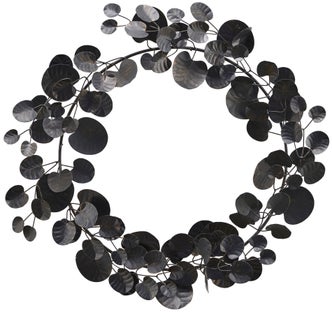 Stroik świąteczny Eucalyptus Ø46 cm czarny z ekspozycji – grafika-1.