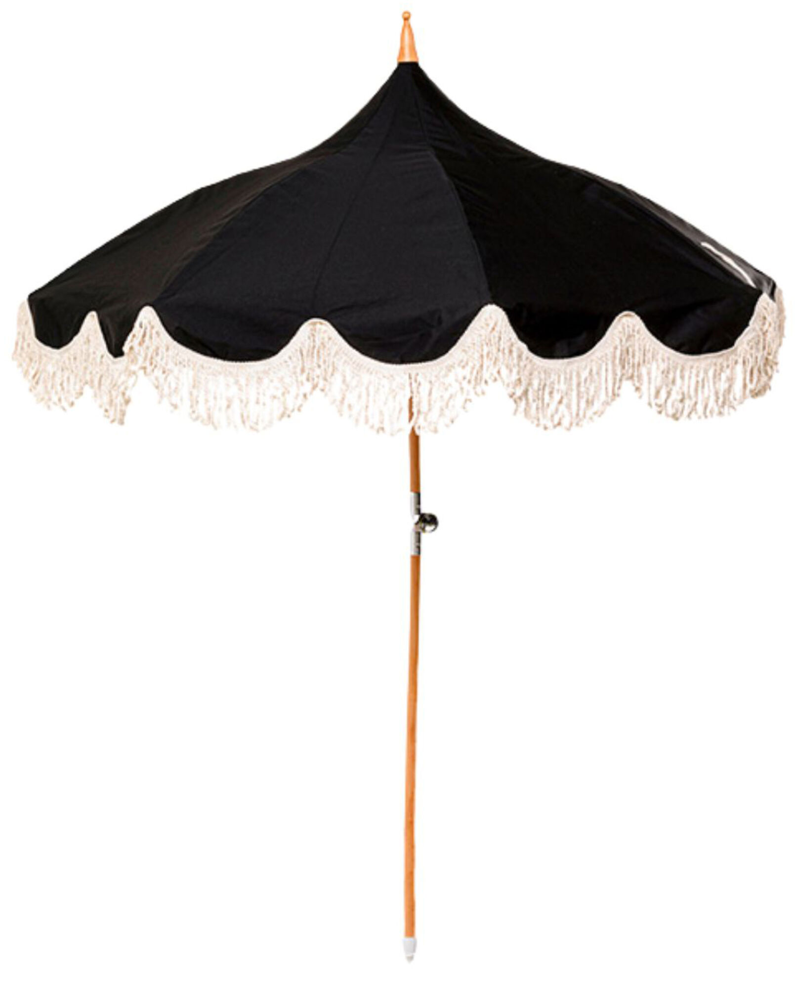 Parasol Temple Black Ø200cm – obraz-1