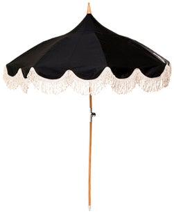 Parasol Temple Black Ø200cm – obraz-1