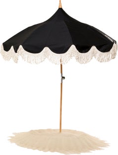 Umbrela Temple Negru Ø200 cm – imagine-1.