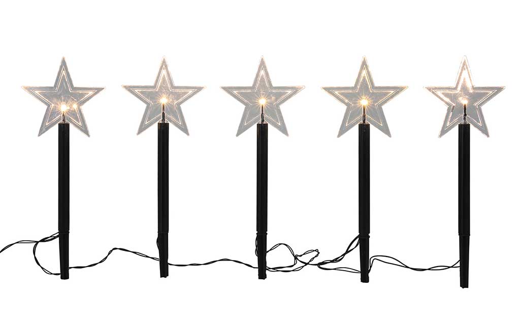 Светещи звездички за градина LED – изображение-1