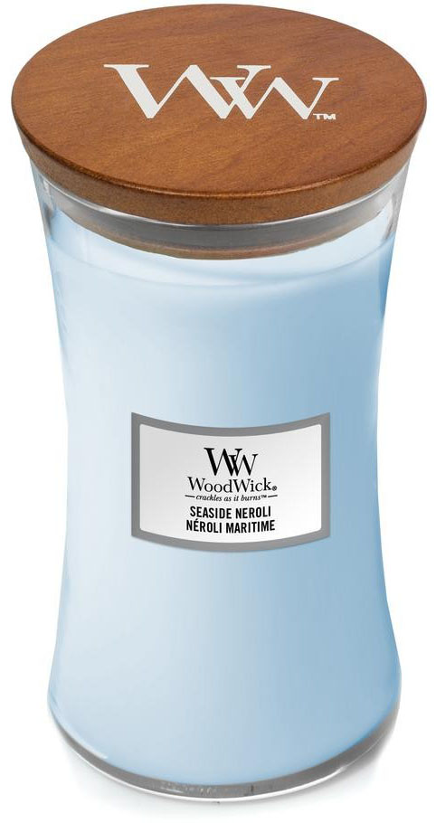 Świeca zapachowa duża Woodwick Seaside Neroli – obraz-1