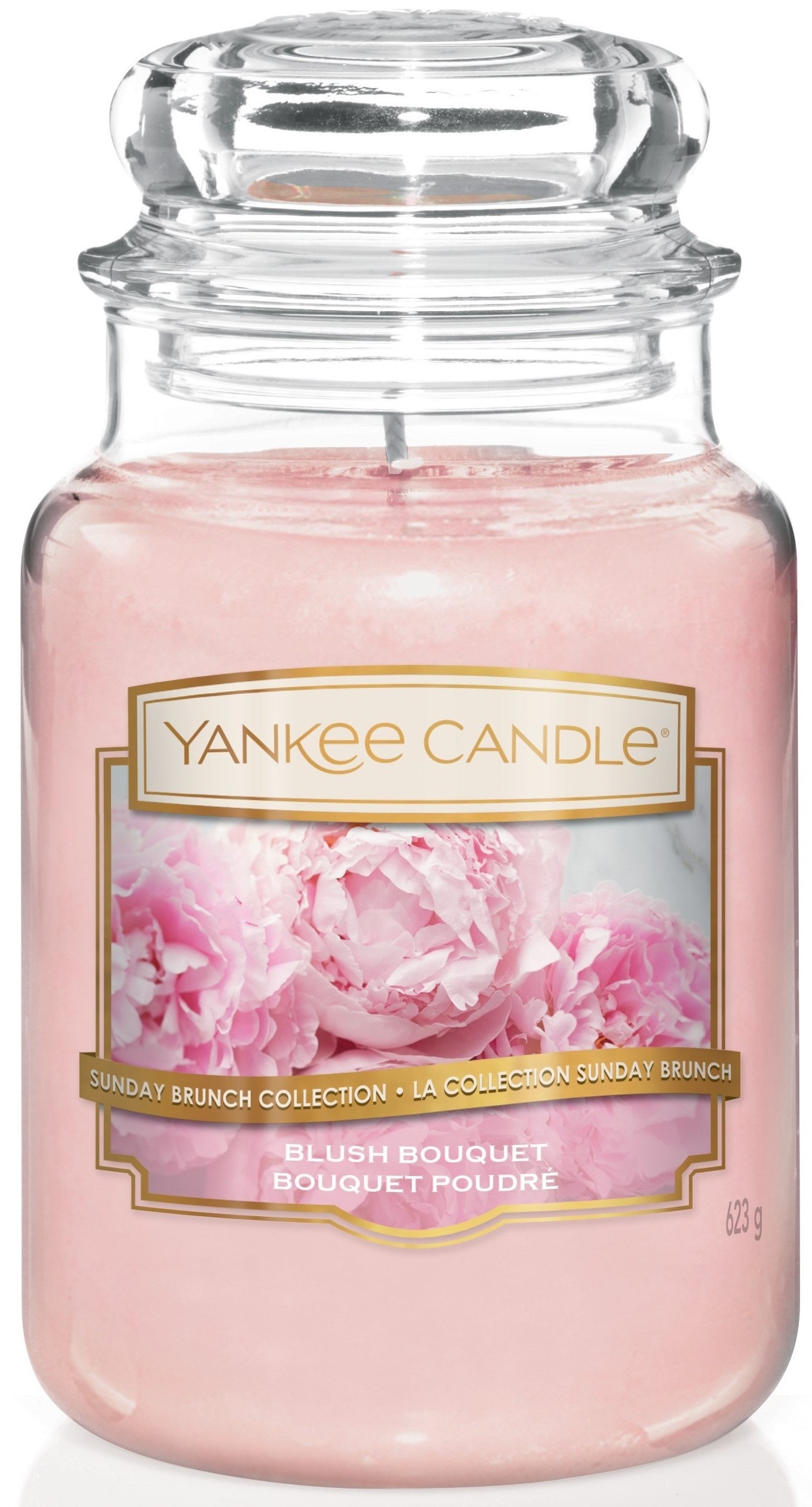 Świeca zapachowa duża Yankee Candle Blush Bouquet – obraz-1