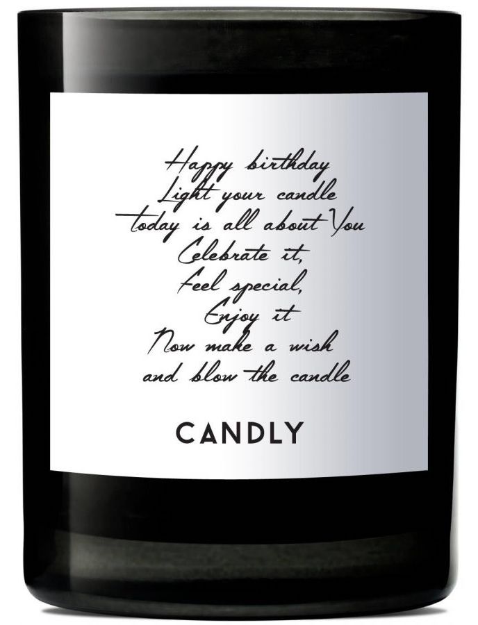Świeca zapachowa Happy birthday... – obraz-1