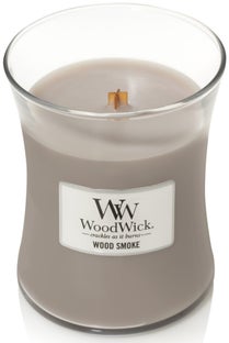 Świeca zapachowa średnia Woodwick Wood Smoke – obraz-1