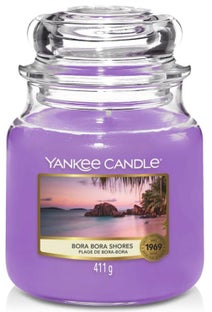 Świeca zapachowa średnia Yankee Candle Bora Bora Shores – obraz-1