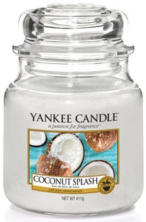 Świeca zapachowa średnia Yankee Candle Coconut Splash – obraz-1