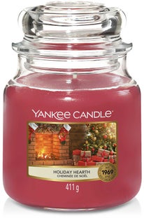 Świeca zapachowa średnia Yankee Candle Holiday Hearth Outlet – obraz-1