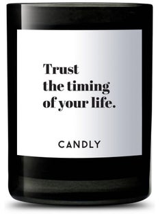 Świeca zapachowa Trust the timing... – obraz-1