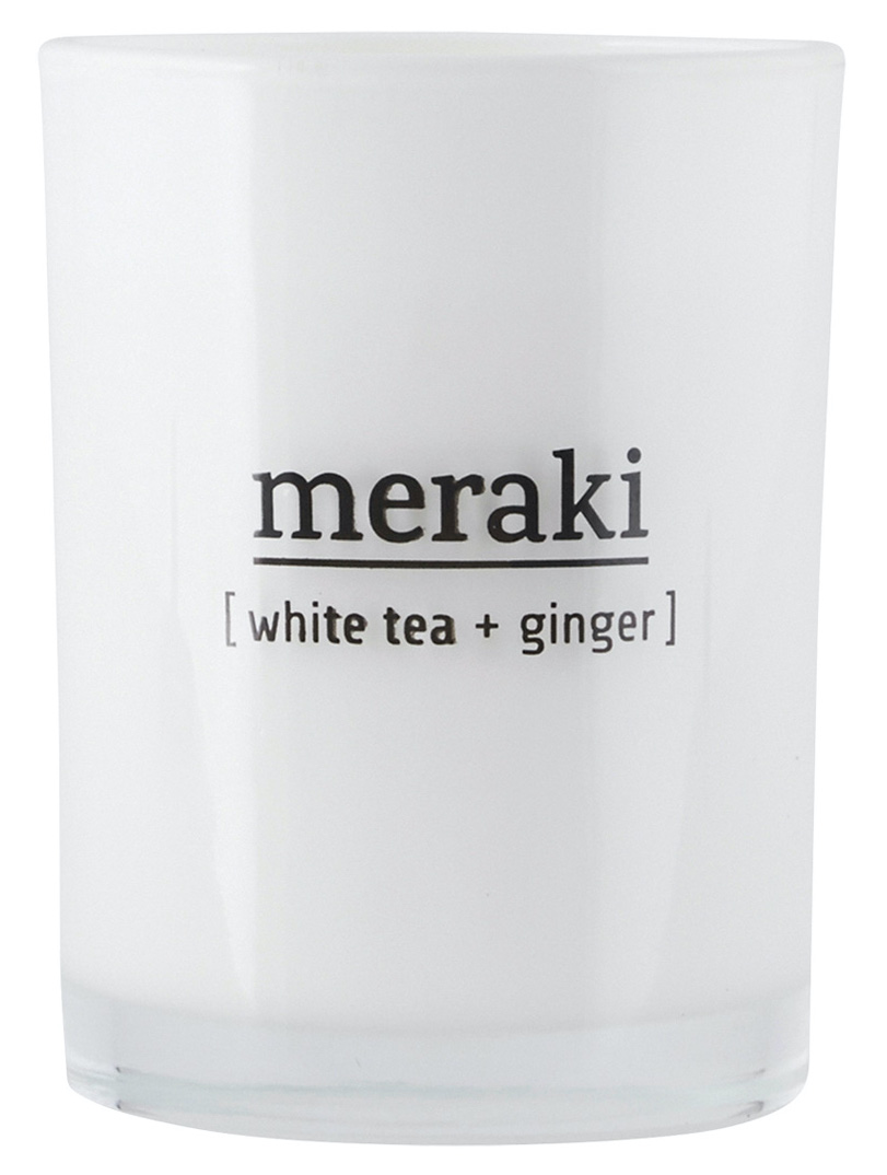 Świeca zapachowa White Tea & Ginger 220g mer308150012 » Meraki sfmeble.pl