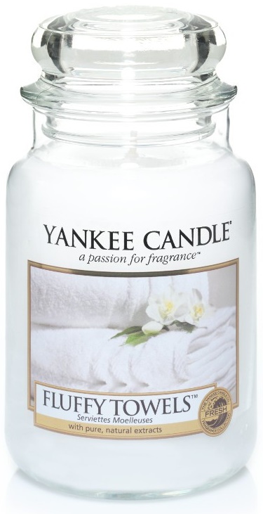 Świeca zapachowa Yankee Candle Fluffy Towels – obraz-1