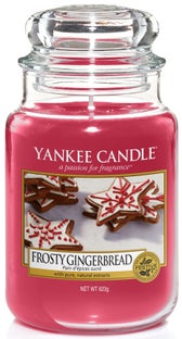 Świeca zapachowa Yankee Candle Frosty Gingerbread – obraz-1