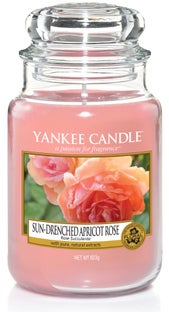 Świeca zapachowa Yankee Candle Sun-Drenched Apricot Rose – obraz-1