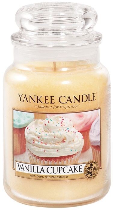 Świeca zapachowa Yankee Candle Vanilla Cupcake Outlet – obraz-1