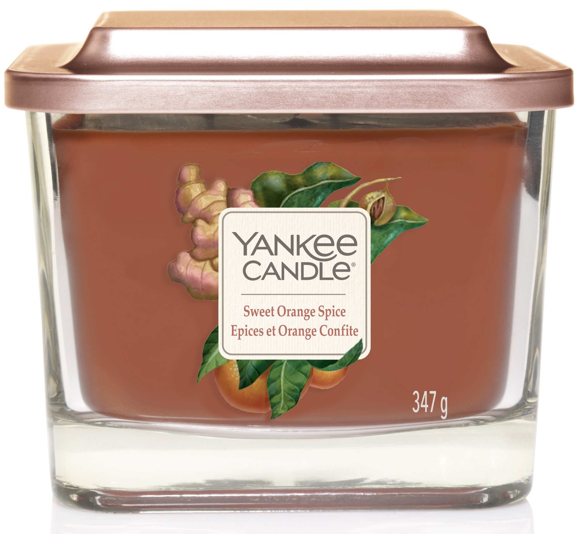 Świeca zapachowa z 3 knotami Yankee Candle Sweet Orange Spice – obraz-1
