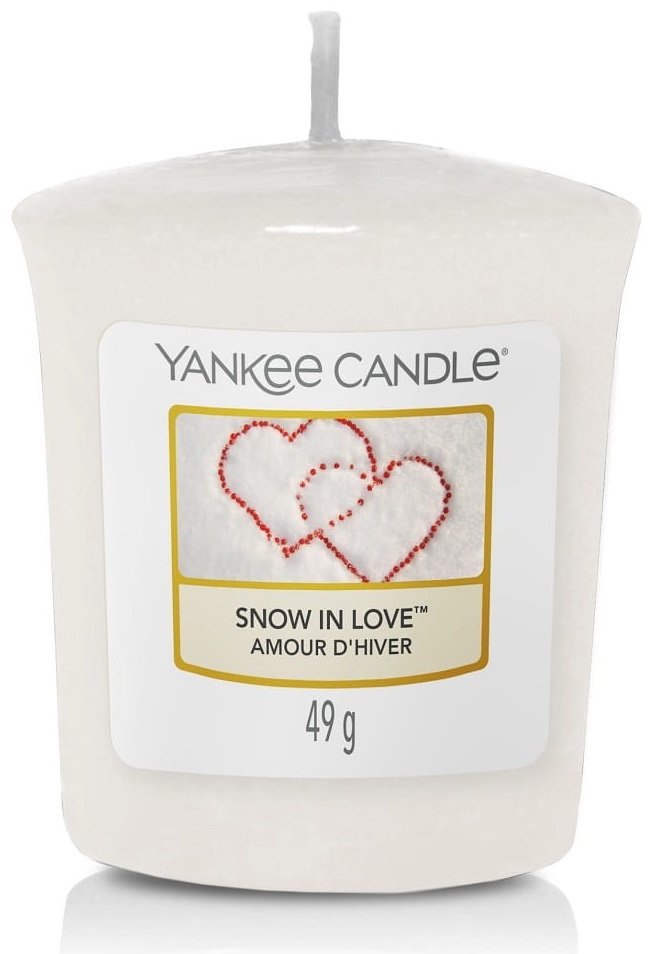 Świeczka zapachowa Yankee Candle Snow in Love 49g – obraz-1