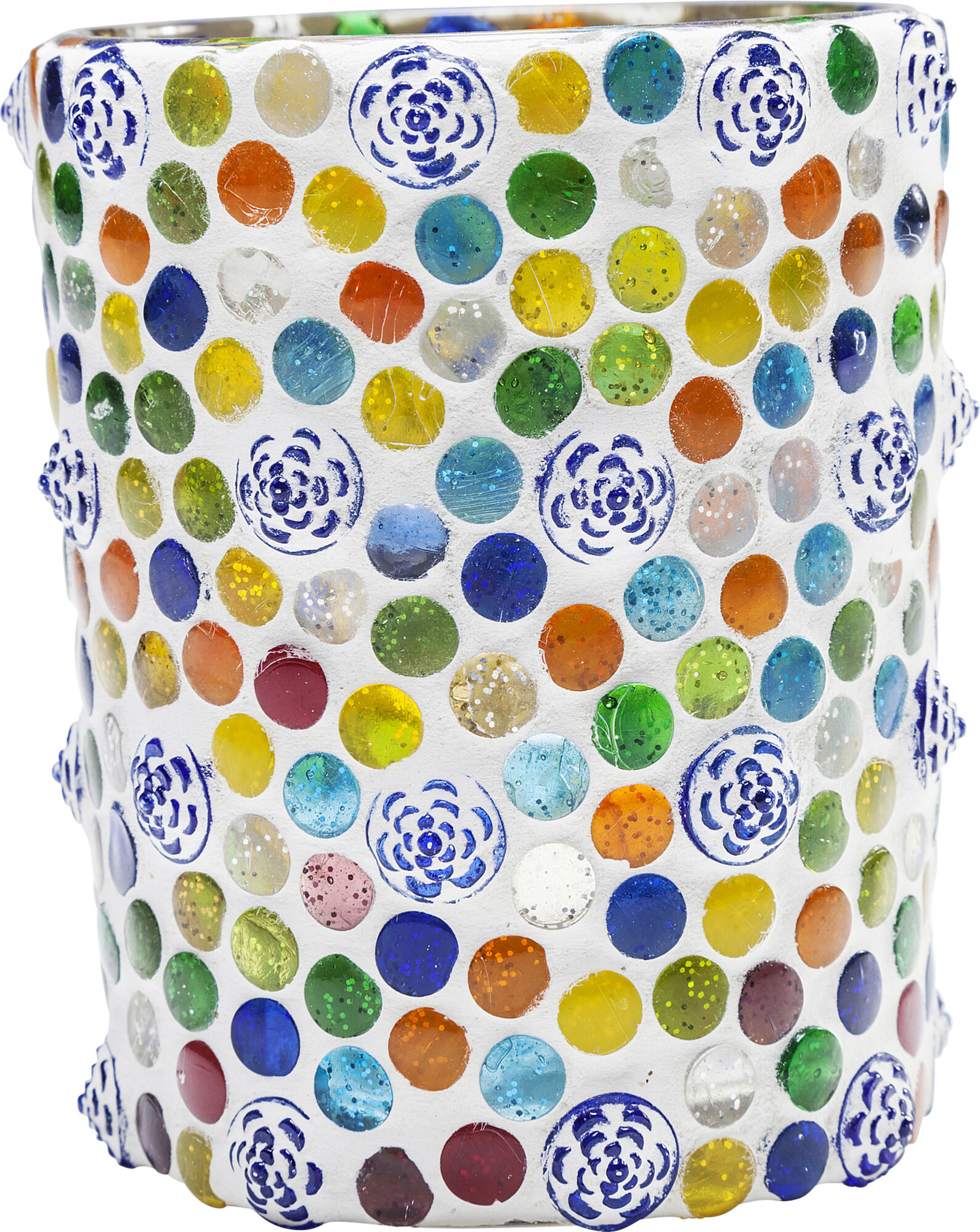 Świecznik Coachella ∅8x10 cm kolorowy – obraz-1