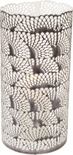Świecznik Coralino Ø15x30 cm szary – obraz-1