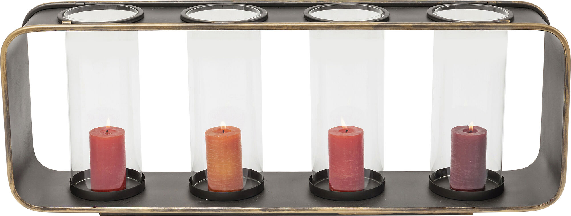 Świecznik Curve Quattro 88x33 cm – obraz-1