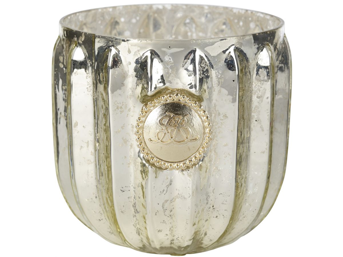 Świecznik Dante Ø9x9 cm antyczne złoto – obraz-1