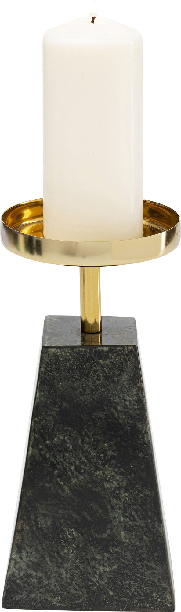 Świecznik Diavolo 10x23 cm złoty – obraz-1