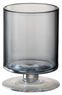 Świecznik szklany transparentny Ø11x16 cm – obraz-1