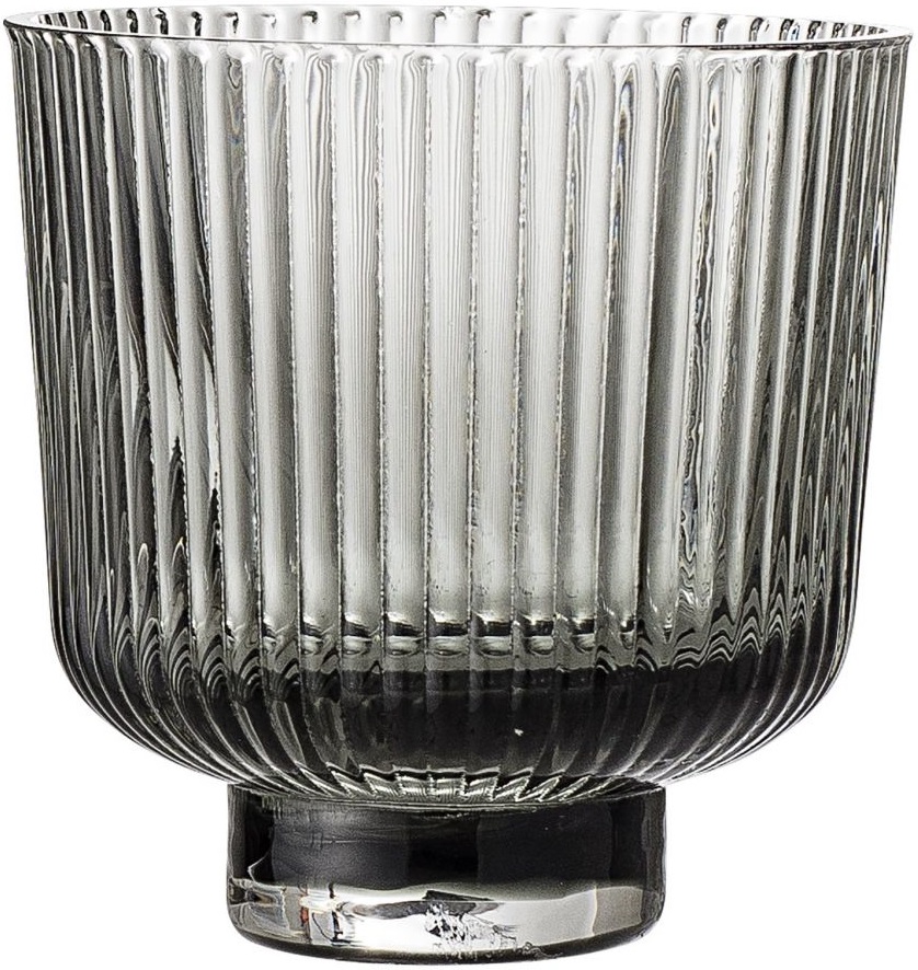 Świecznik Erick Ø9x9 cm szary – obraz-1