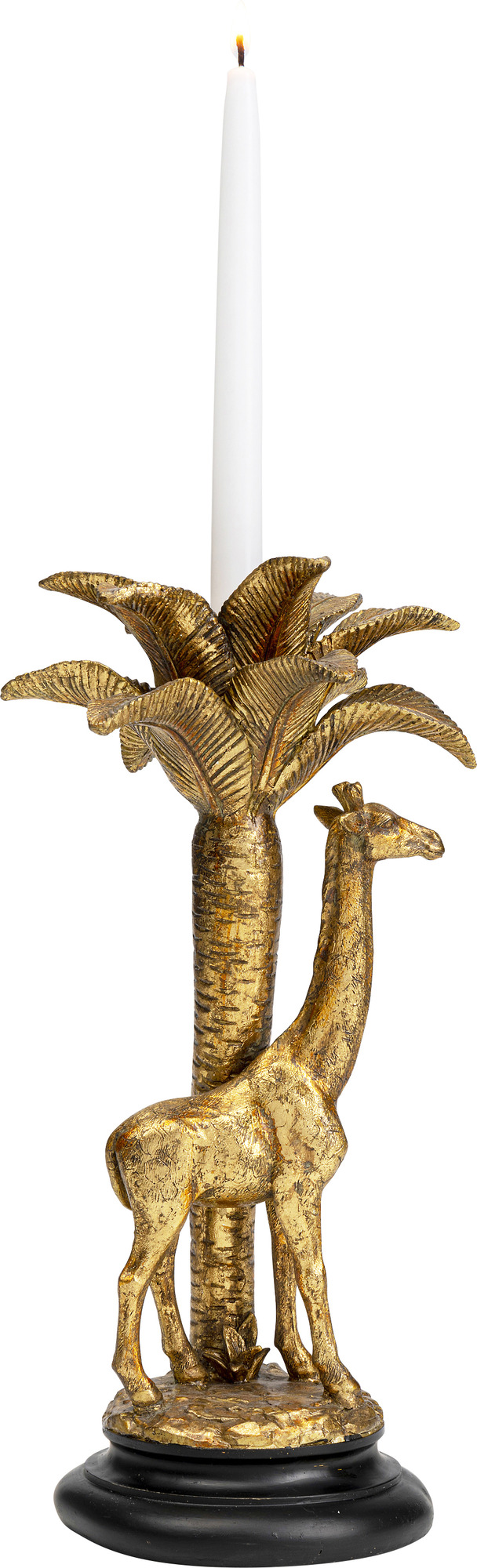 prekė: Žvakidė Giraffe Palm Tree Gold 35.
