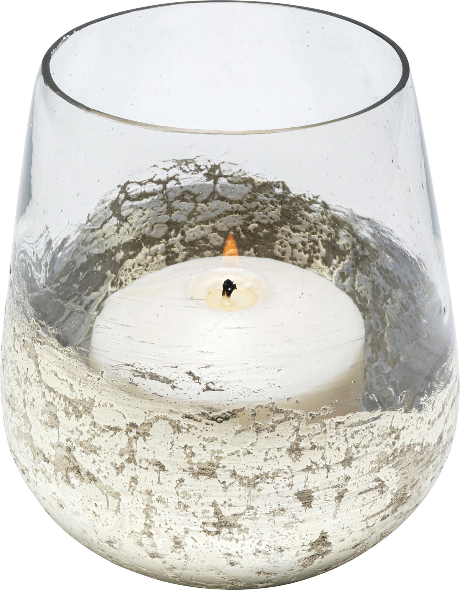 Świecznik Glory Ø13x14 cm transparentny – grafika-1.