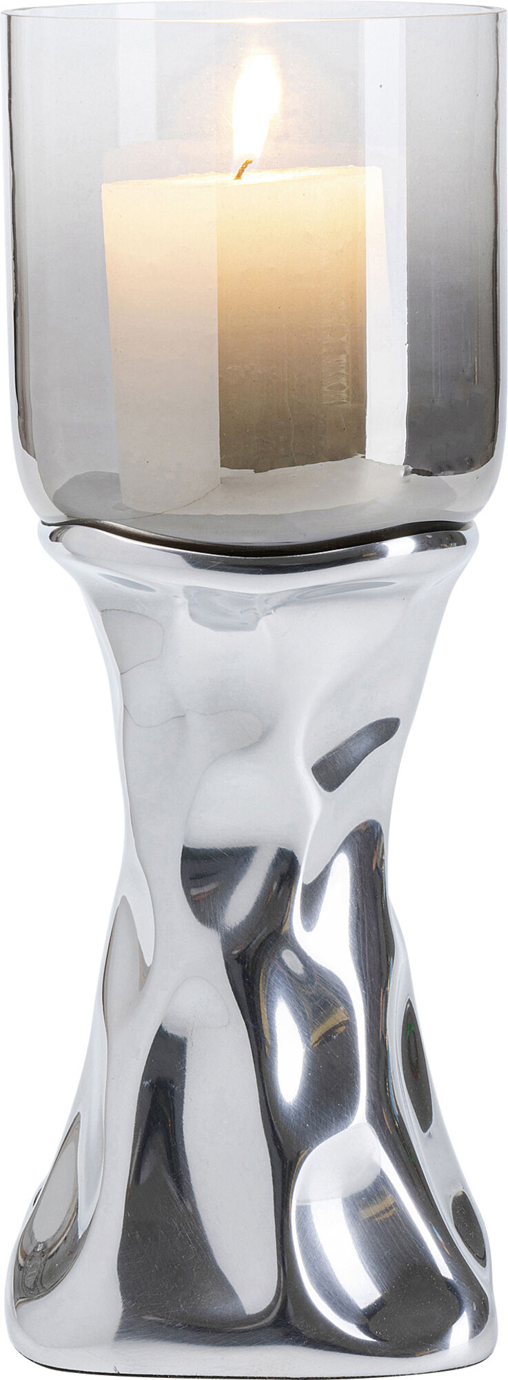 Svijećnjak Jade Srebrni 33cm – slika-1.