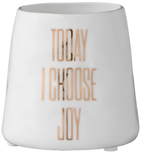 Świecznik Kandelero Today 10x9 cm biały – obraz-1