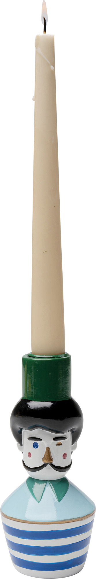 producto: Candelabro Monsieur Mustache 16cm.