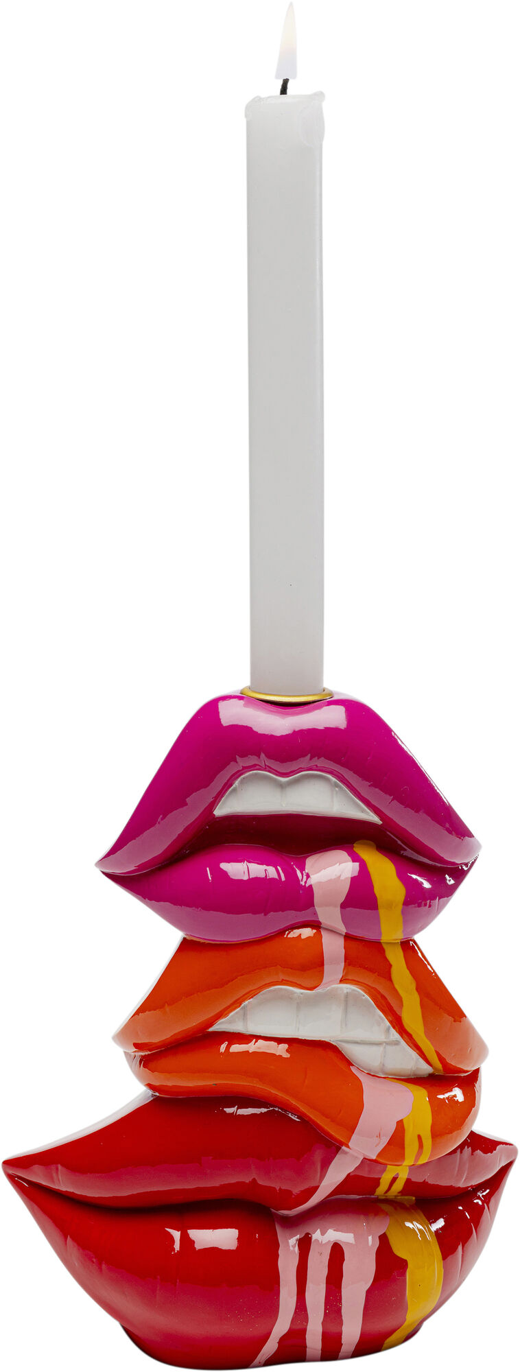 Candle Holder Lips 17cm – billede-1.