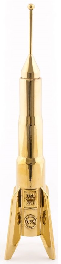 Świecznik Lunar Hard Rocket #2 mosiężny – obraz-1