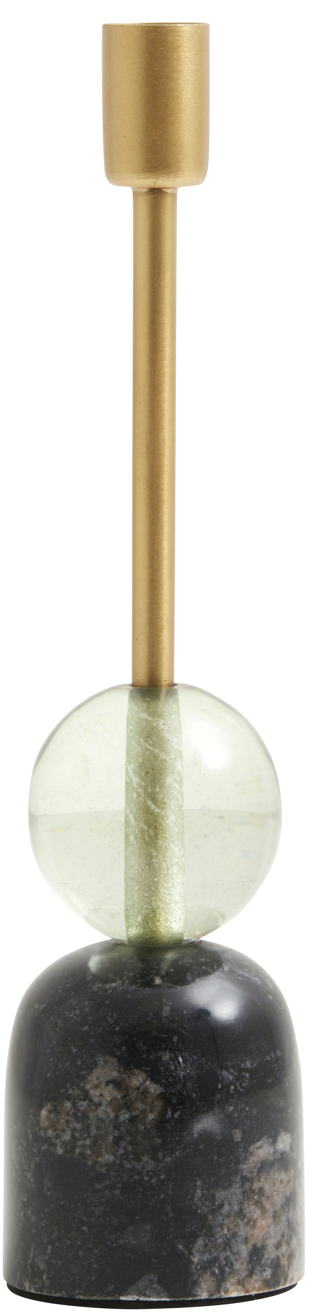 Świecznik Marble L Ø6x27 cm  – obraz-1