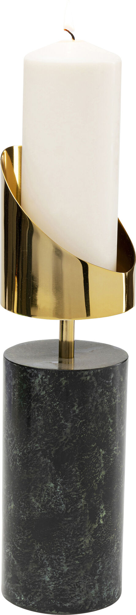 Świecznik Montley 10x38 cm złoty – obraz-1