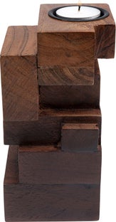 Fa Tetris Mécsestartó 17Cm – kép-1.