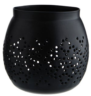 Świecznik na tealighty Vix Ø9x9 cm czarny – obraz-1