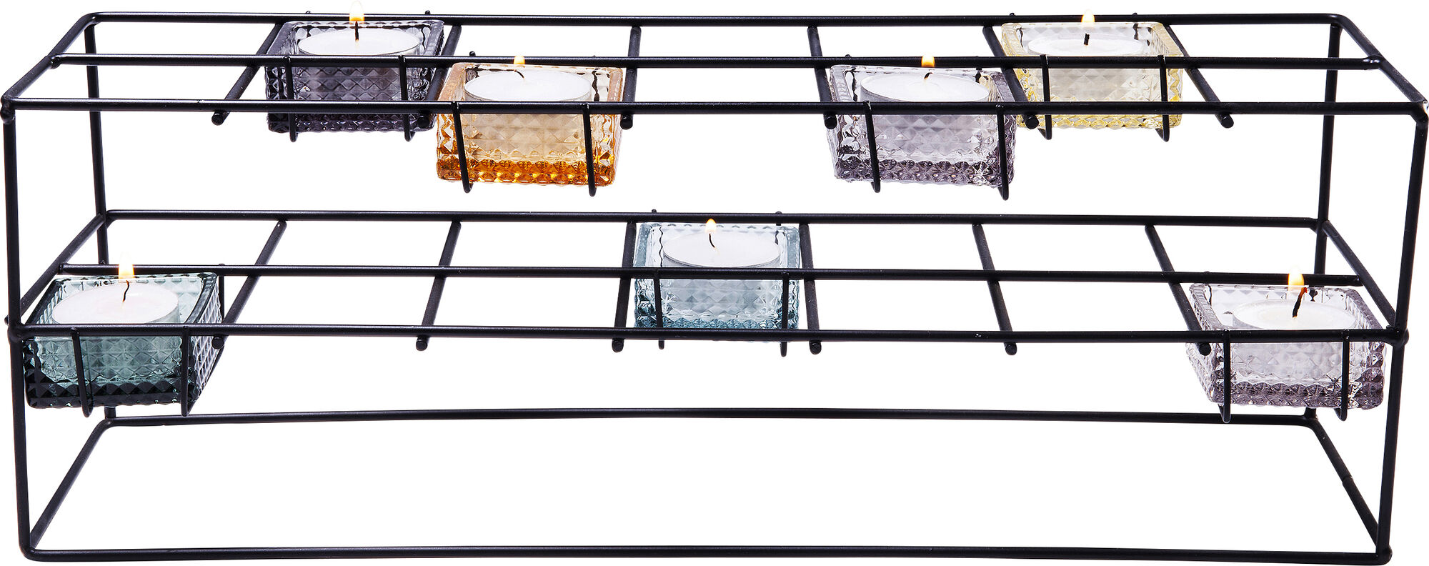 Świecznik Oslo Rectangular Sette 42x15 cm – obraz-1