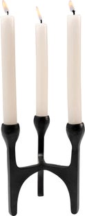 Žvakidė Stacky Black 15cm – paveikslėlis-1.
