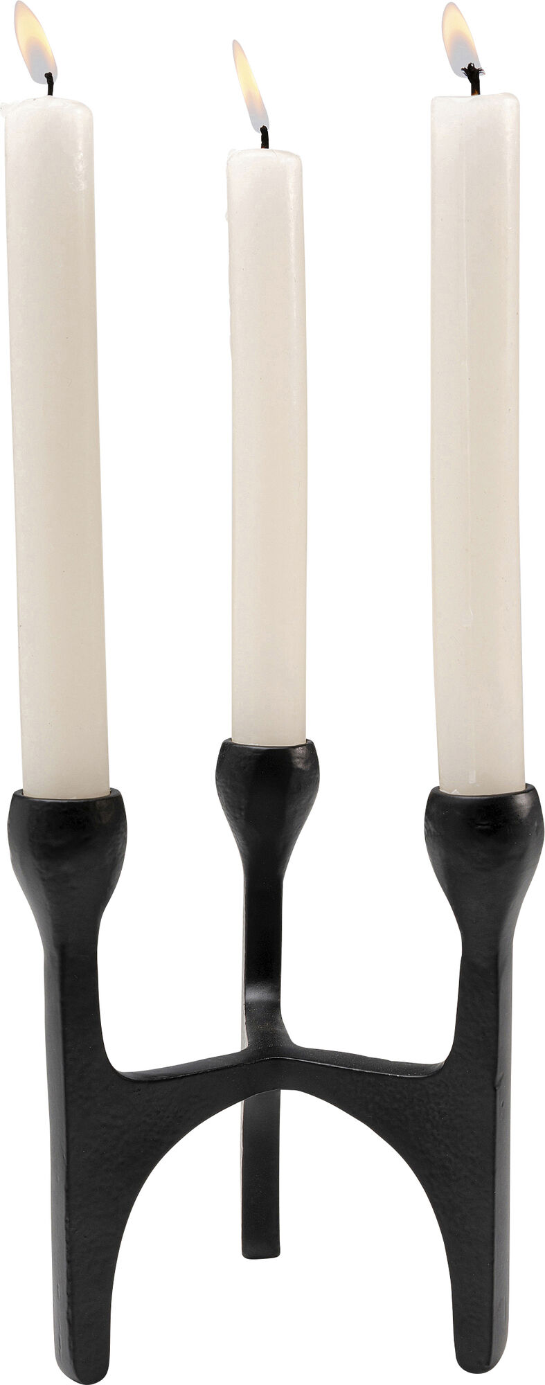 Fekete Stacky Gyertyatartó 15cm – kép-1.
