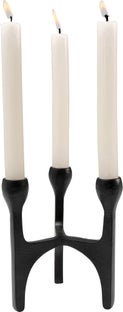 Fekete Stacky Gyertyatartó 15cm – kép-1.