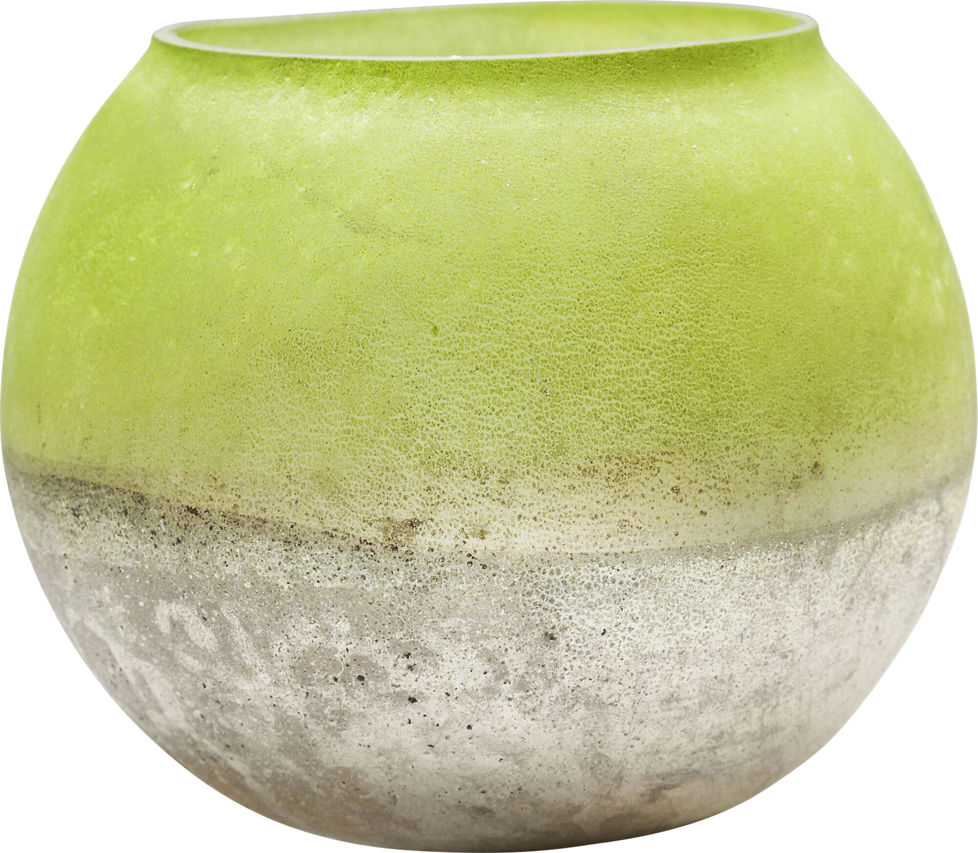 Świecznik szklany kolorowy 8x8 cm – obraz-1