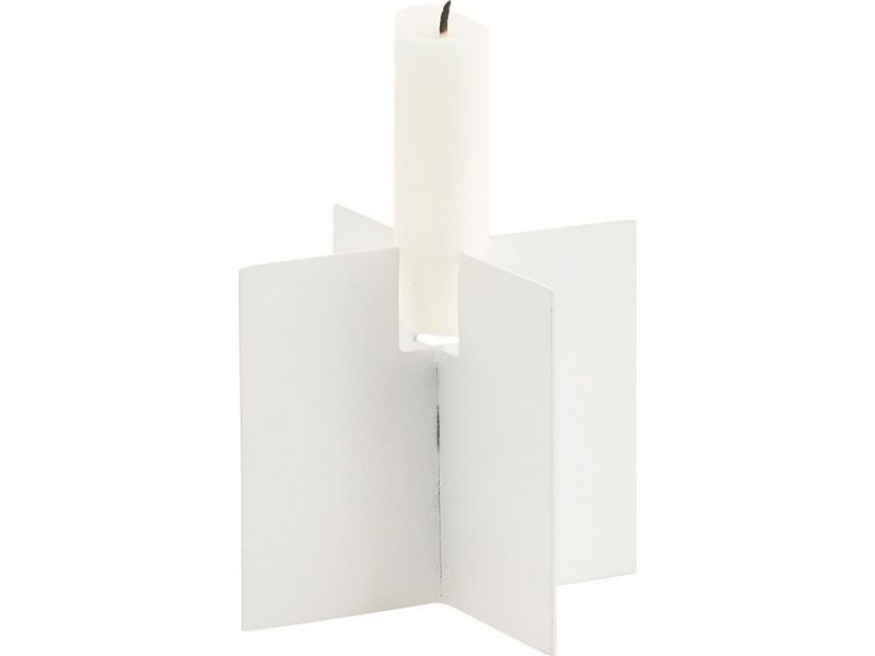 Świecznik Squares biały z ekspozycji VI – grafika-1.